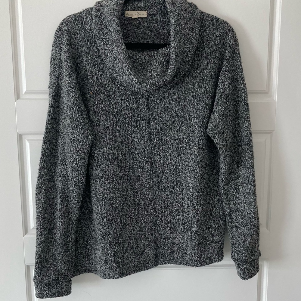 Another Reason Marled Knit Cowel Neck Sweater. Size L